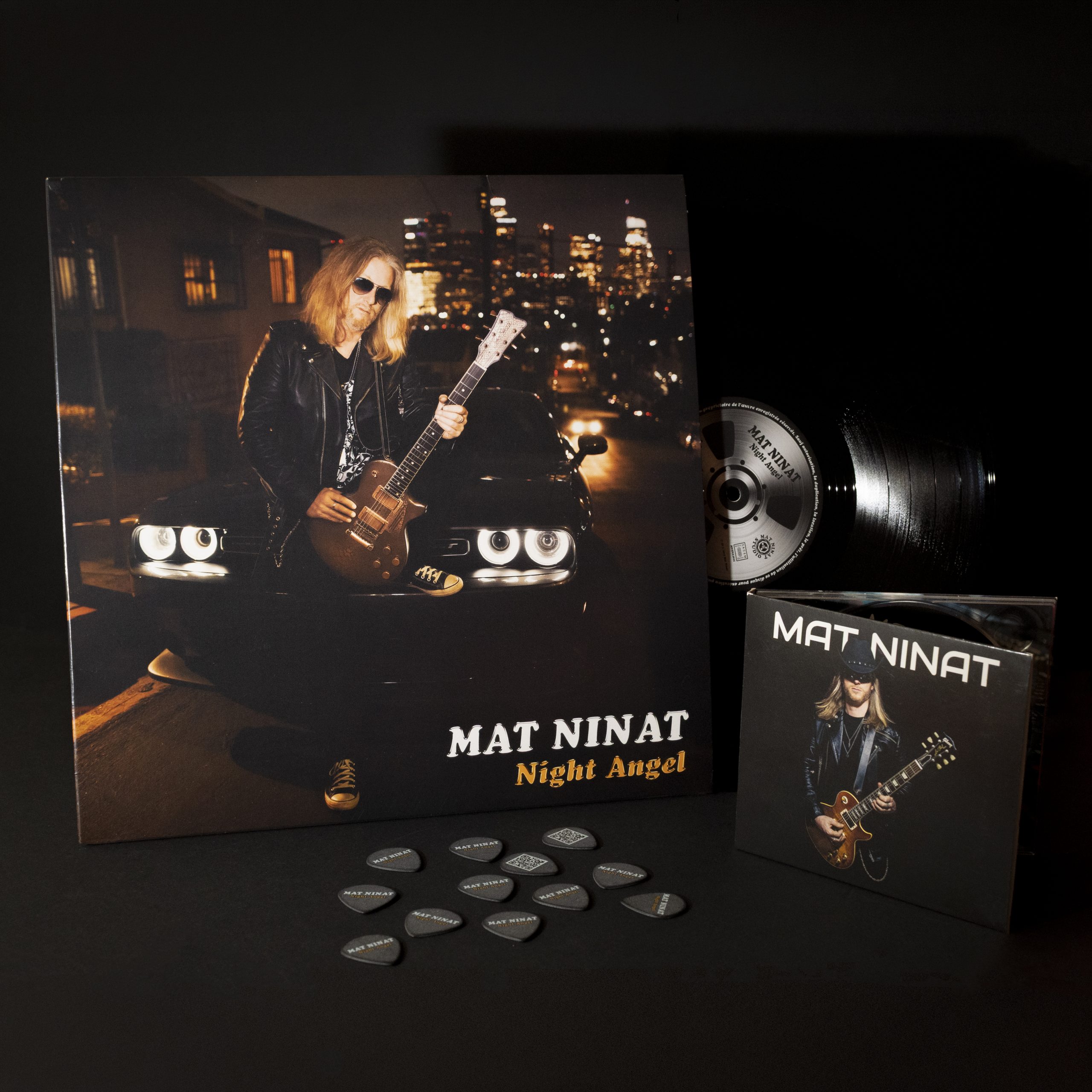 Night Angel Full Collection Vinyl CD 12 Signature Picks Mat Ninat