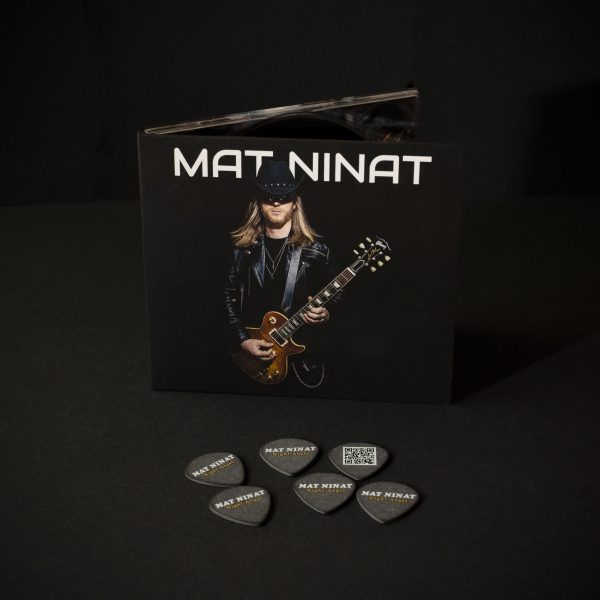 Mat Ninat legacy bundle CD digipack and 6 signature guitar picks Night Angel